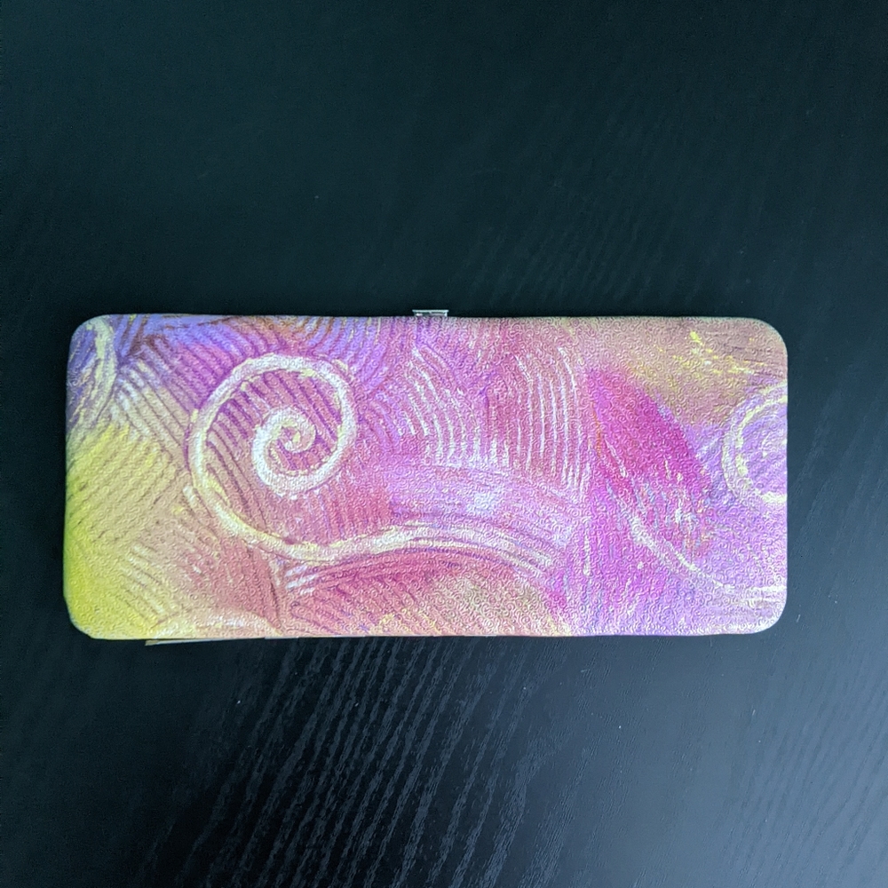 Unbranded multi-colored wallet